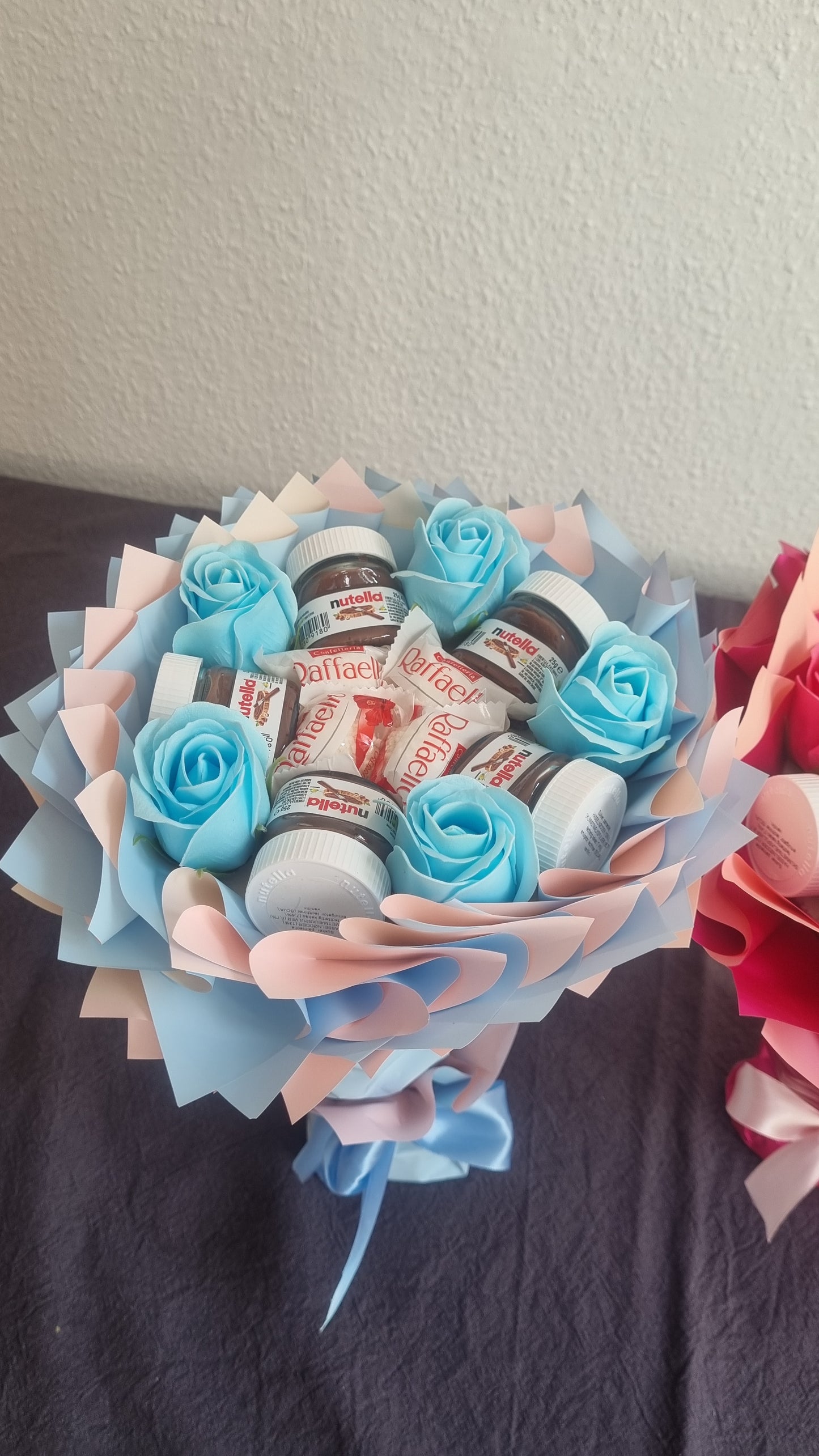 ✨Mini buket med Nutella og sæberoser✨