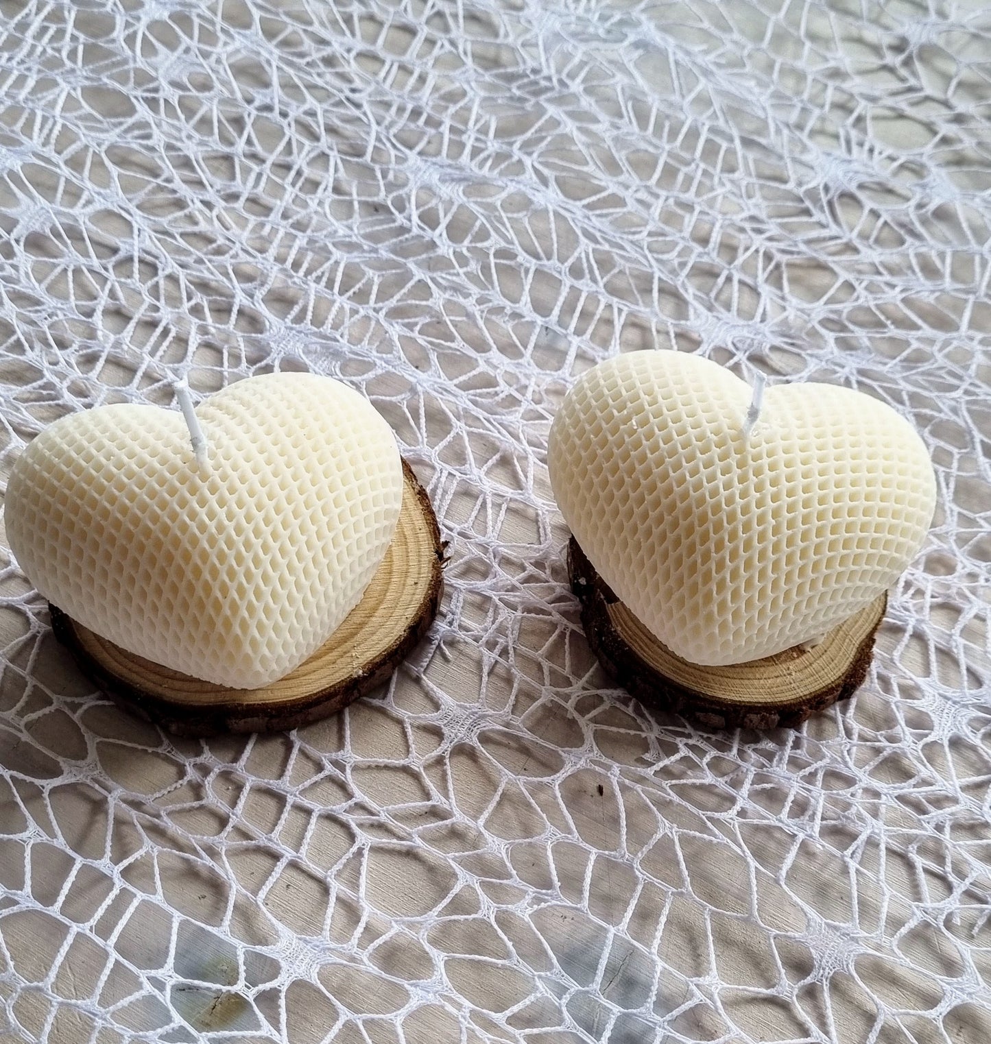 Hjerteformet sojalys