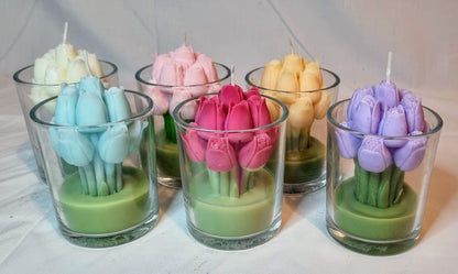 ✨Buket af tulipaner i glas✨